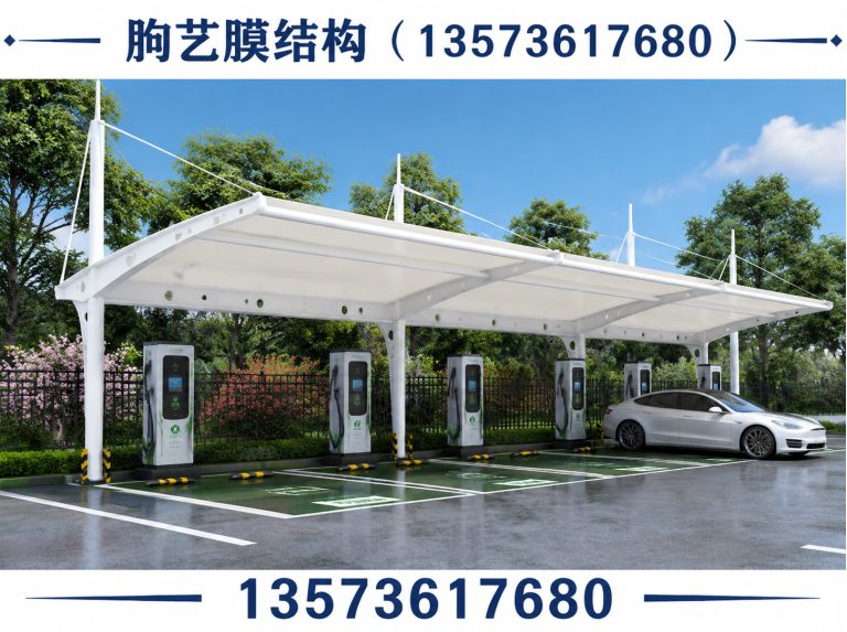 寿光市膜结构加油站展示图